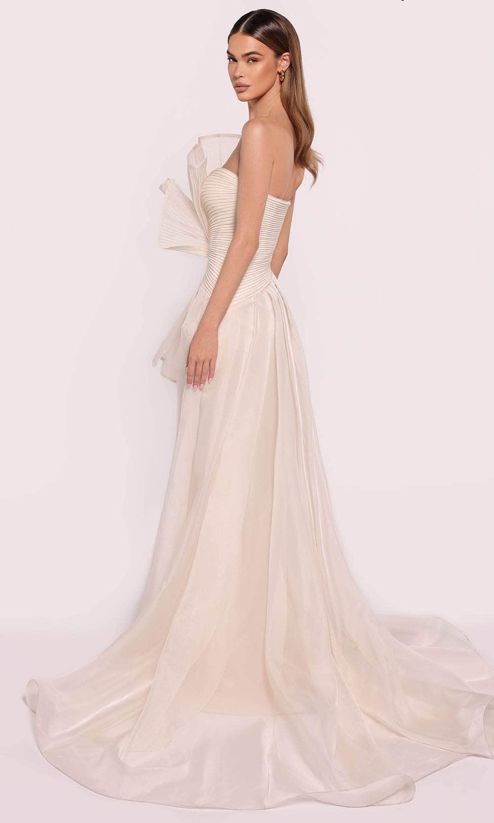 Tarik Ediz 98708 - Strapless Tiered Bodice Gown Prom Dresses