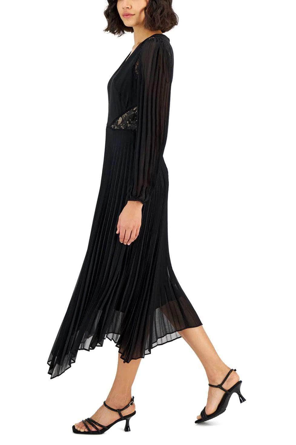 Taylor 2340M - Lace Ornate Handkerchief Dress