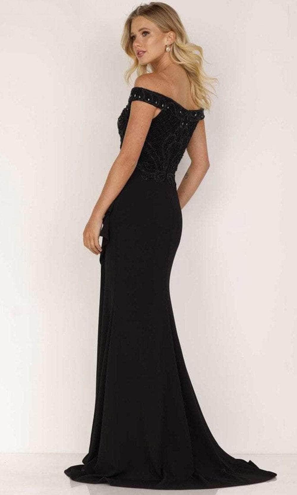 Terani Couture 2221M0381 - Off Shoulder Draped Evening Dress Evening Dressses