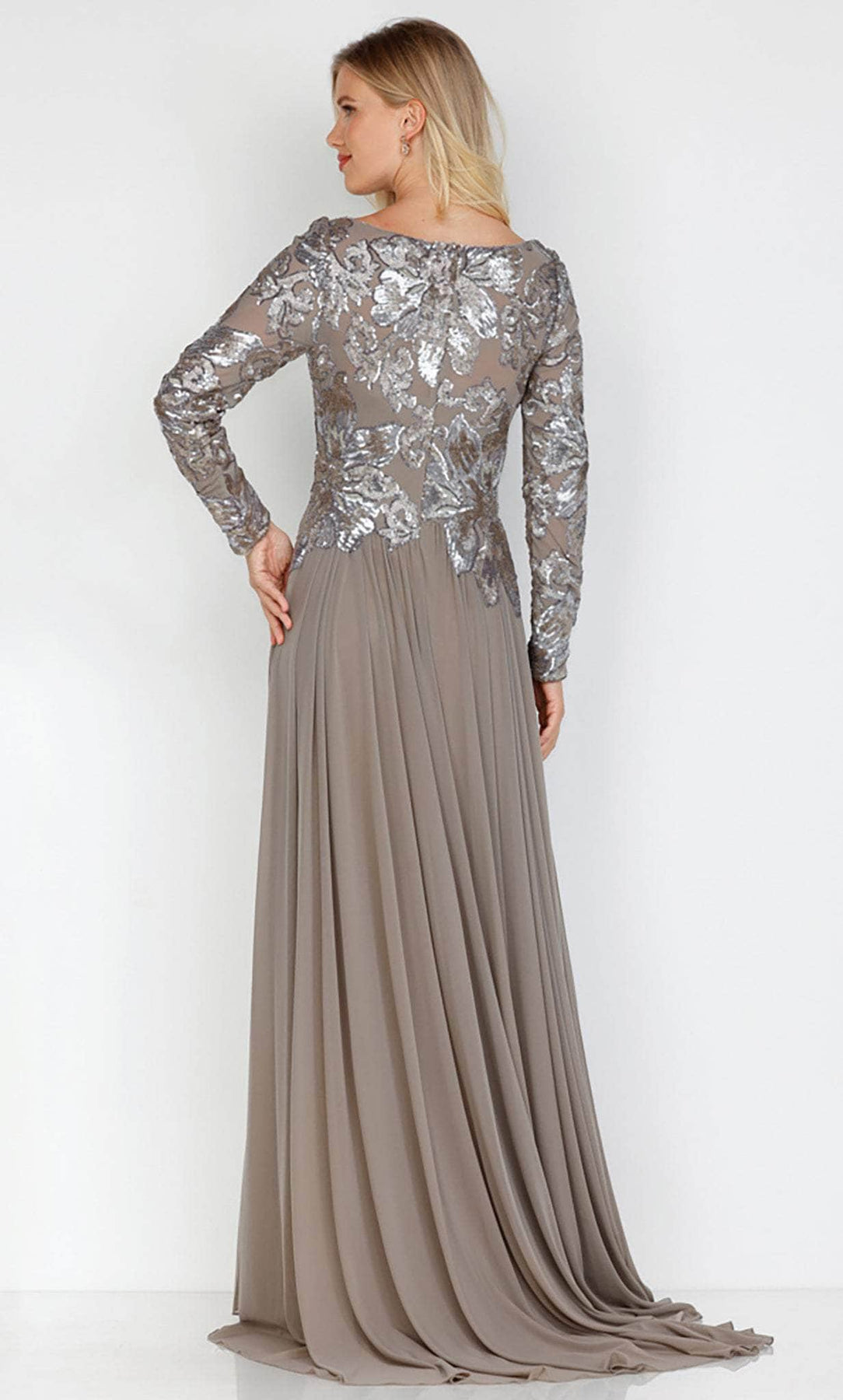 Terani Couture 231M0355 - Classic-Detailed Soft Evening Gown Mother of the Bride Dresses