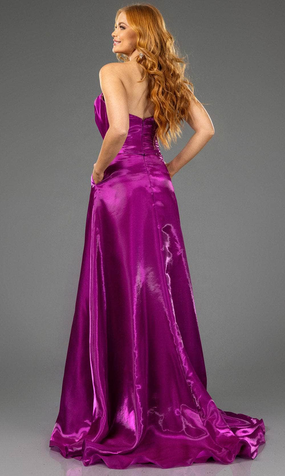 Terani Couture 251E4637 - Pleated Skirt Organza Evening Gown Special Occasion Dress