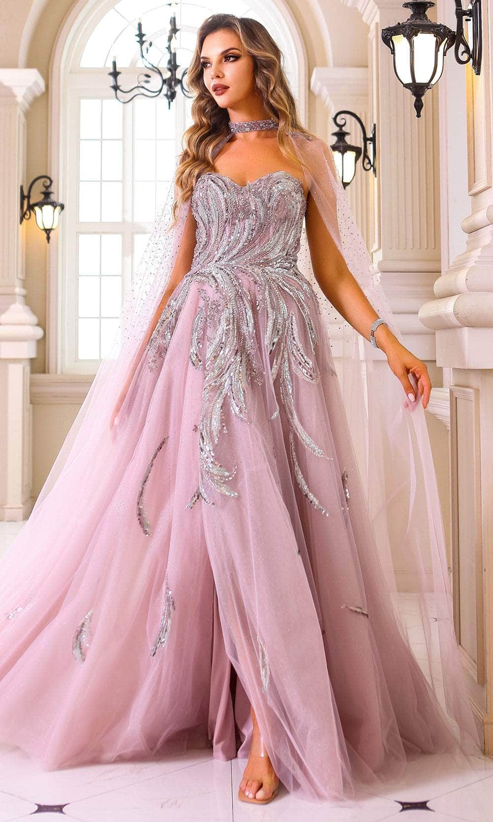 Terani Couture 251M4410 - Beaded Applique Tulle Ballgown Mother of the Bride Dresses