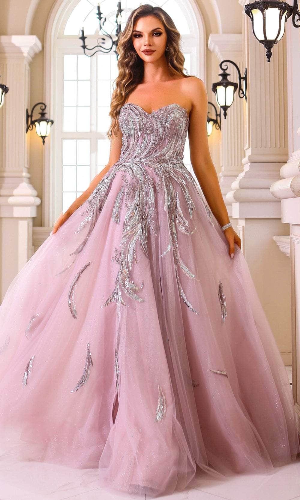 Terani Couture 251M4410 - Beaded Applique Tulle Ballgown Mother of the Bride Dresses