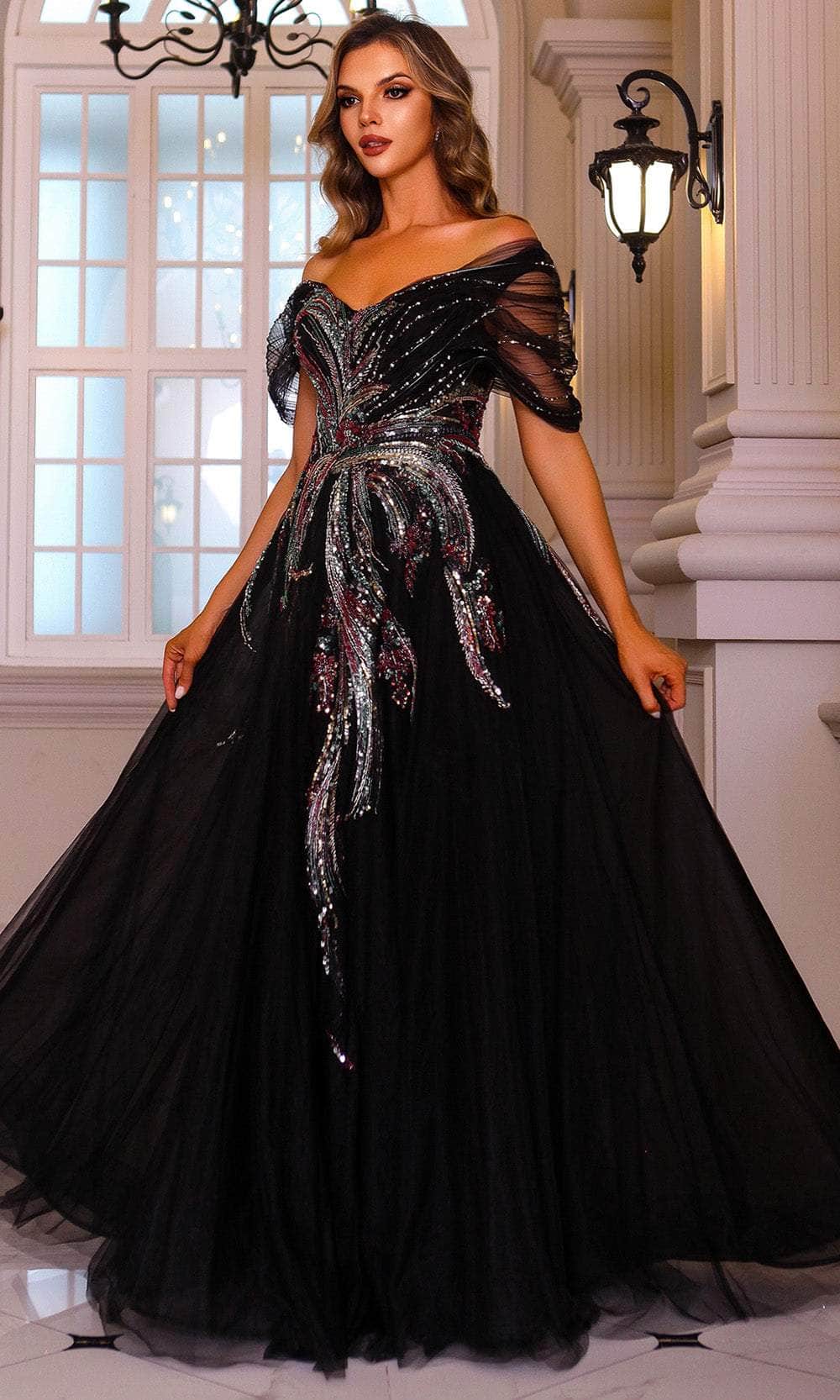 Terani Couture 251M4411 - Elegant Beaded Tulle Ballgown Mother of the Bride Dresses