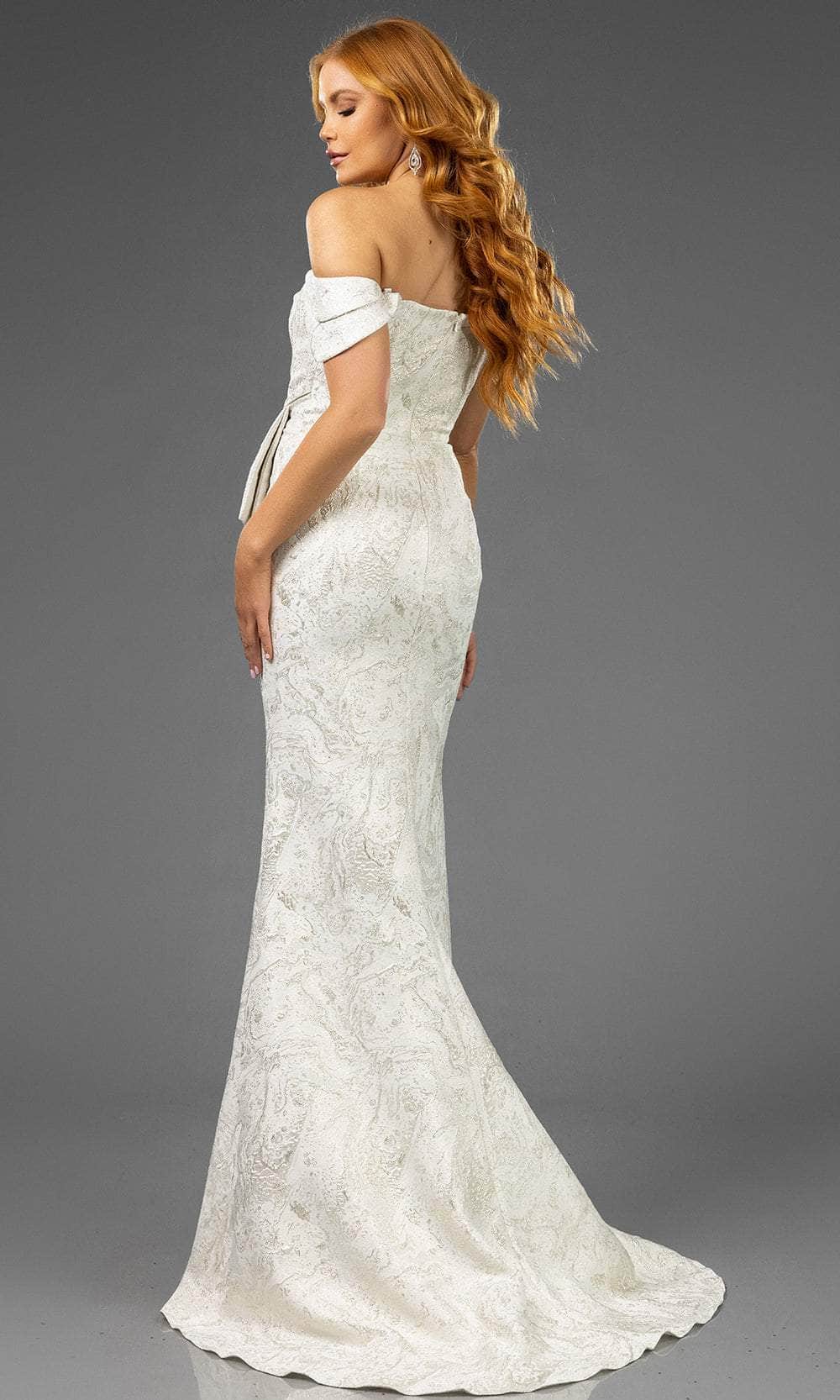 Terani Couture 251M4435 - Peplum Off Shoulder Evening Dress Mother of the Bride Dresses