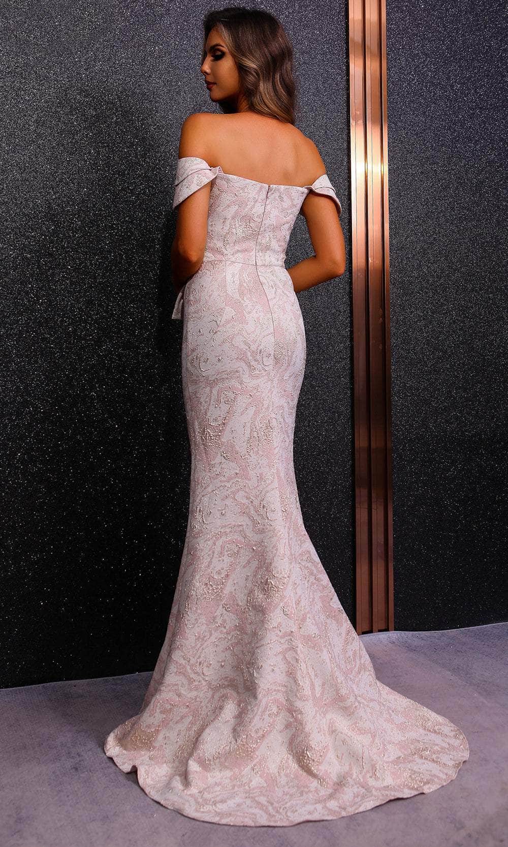 Terani Couture 251M4435 - Peplum Off Shoulder Evening Dress Mother of the Bride Dresses