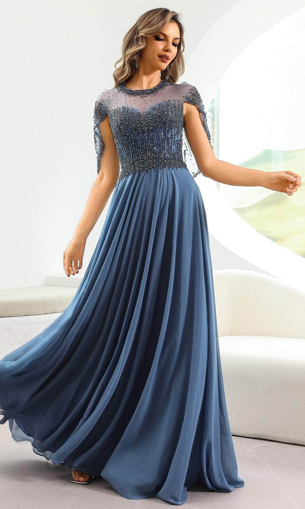 Terani Couture 251M4563 - Chiffon A-Line Evening Dress Mother of the Bride Dresses