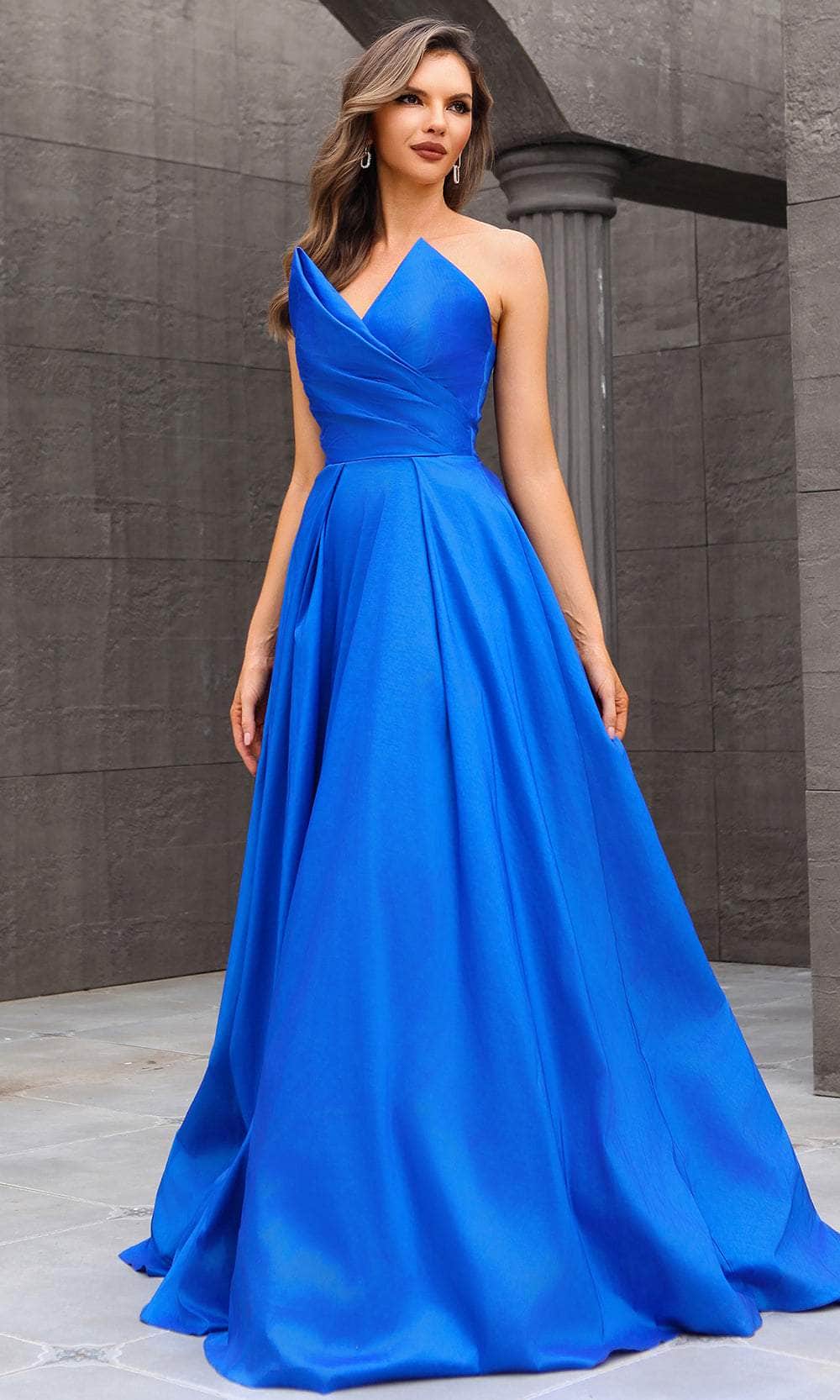 Terani Couture 251P4060 - Sleeveless A-Line Prom Gown Prom Dresses