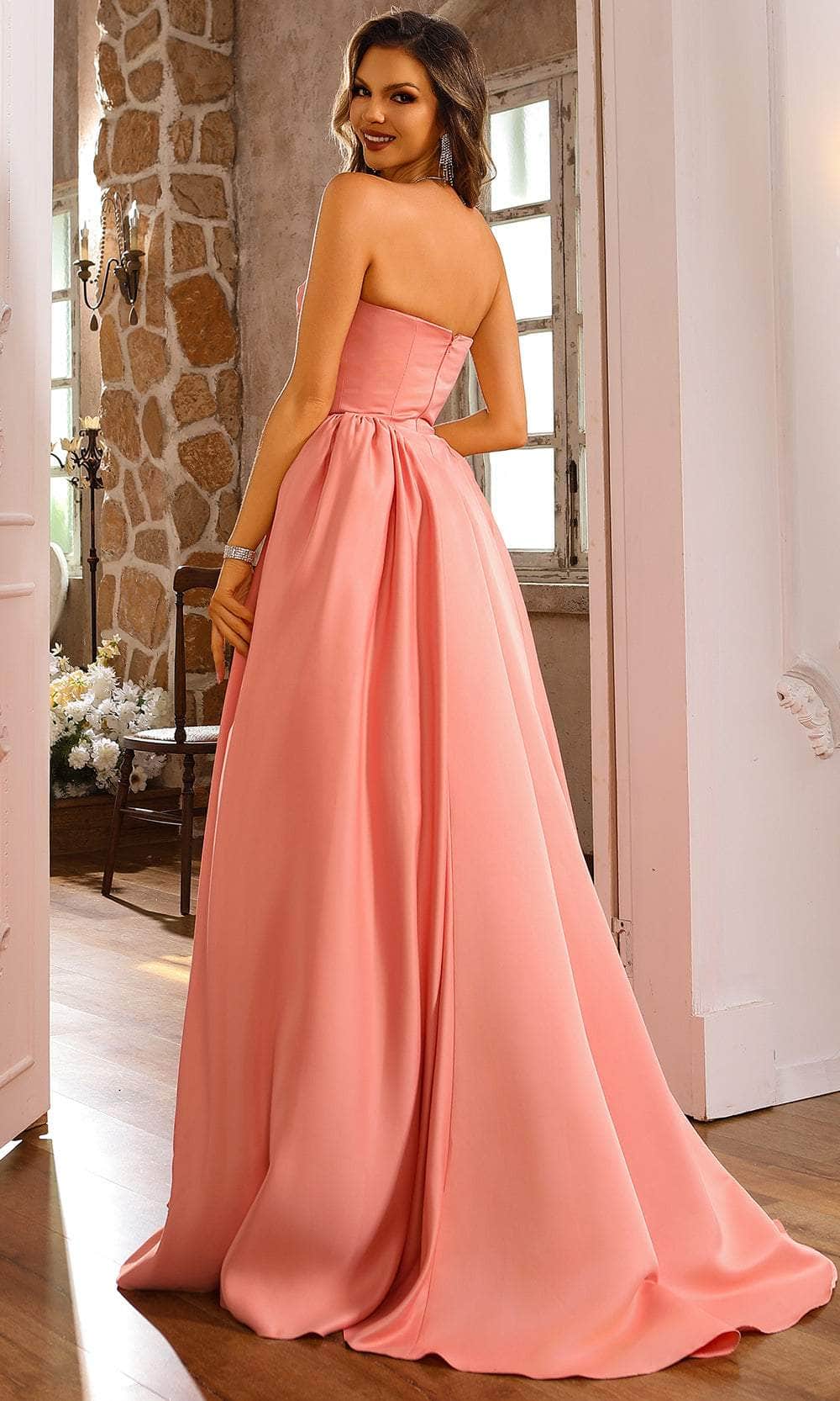 Terani Couture 251P4066 - Strapless Satin Ballgown Ball Gowns