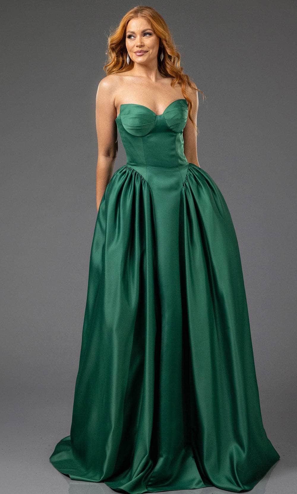 Terani Couture 251P4066 - Strapless Satin Ballgown Ball Gowns