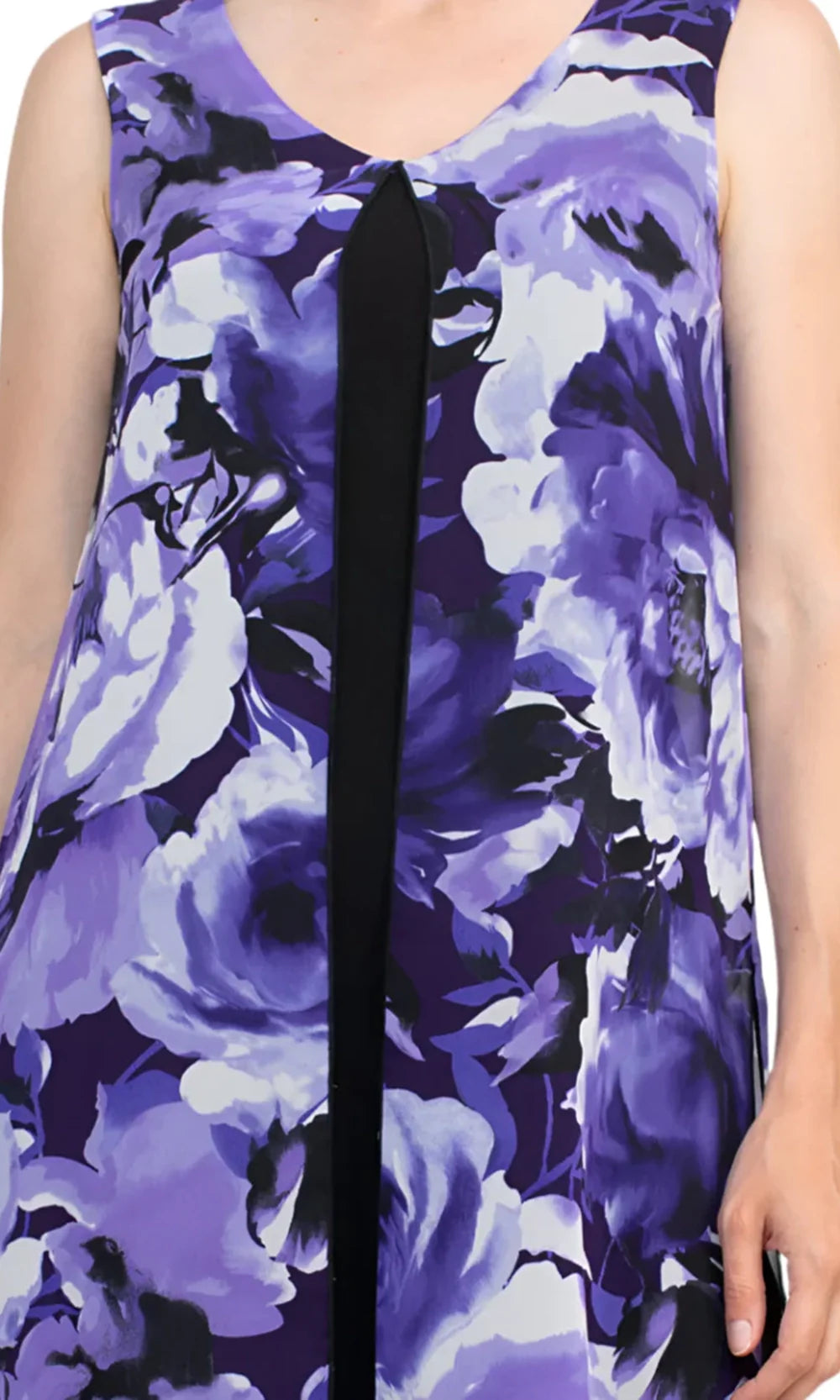 Connected Apparel TJM03824 - Sleeveless Floral Print Hi-Low Dress Homecoming Dresses