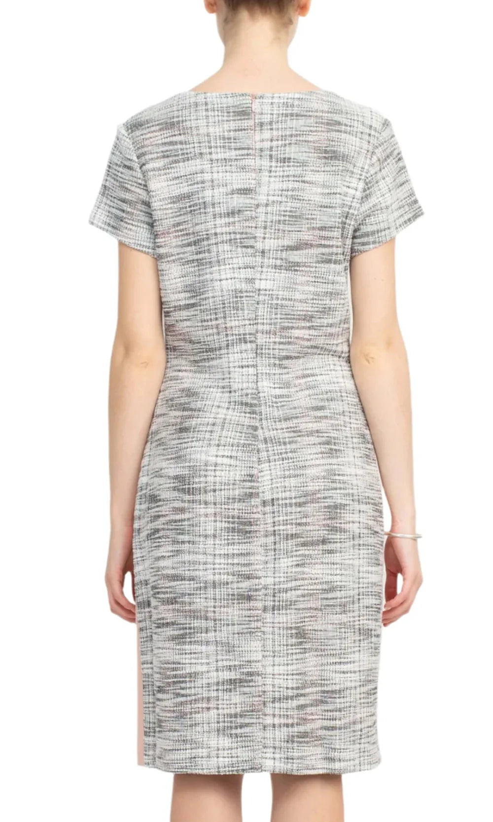 Connected Apparel TPX97787M - Short Sleeve Knit Fitted Dress Homecoming Dresses