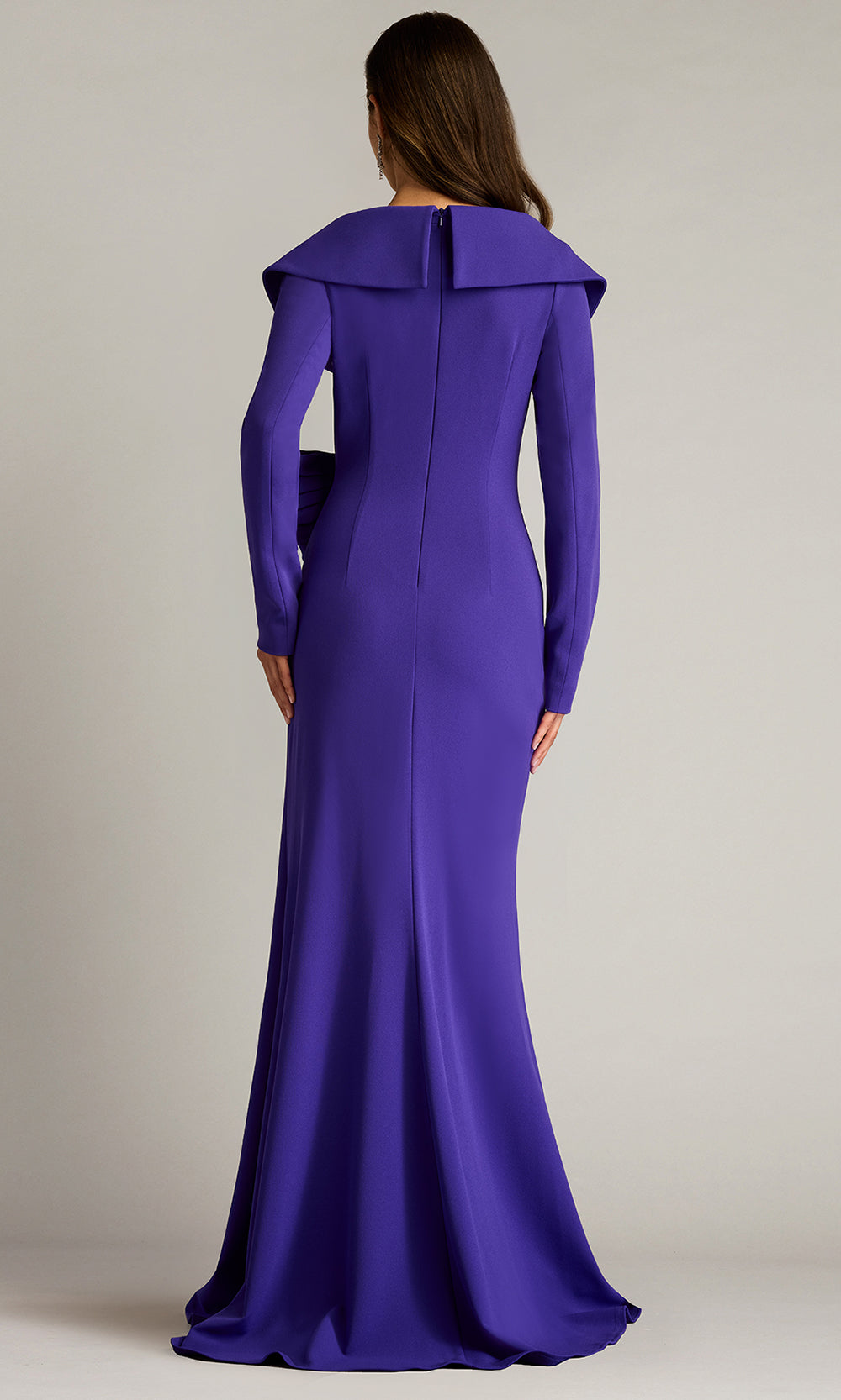 Tadashi Shoji BOS25144L - Boleyn Portrait Collar Long Sleeve Gown Mother of the Bride Dresses