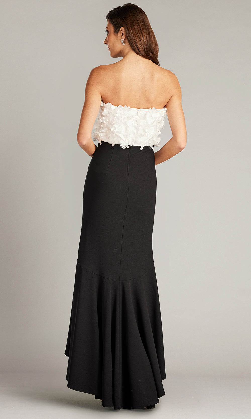 Tadashi Shoji CCE23423MDX - Strapless Floral Embellished Gown Special Occasion Dresses