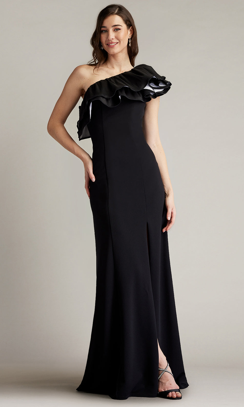 Tadashi Shoji CY24383LX - Long Taffeta Sheath Dress