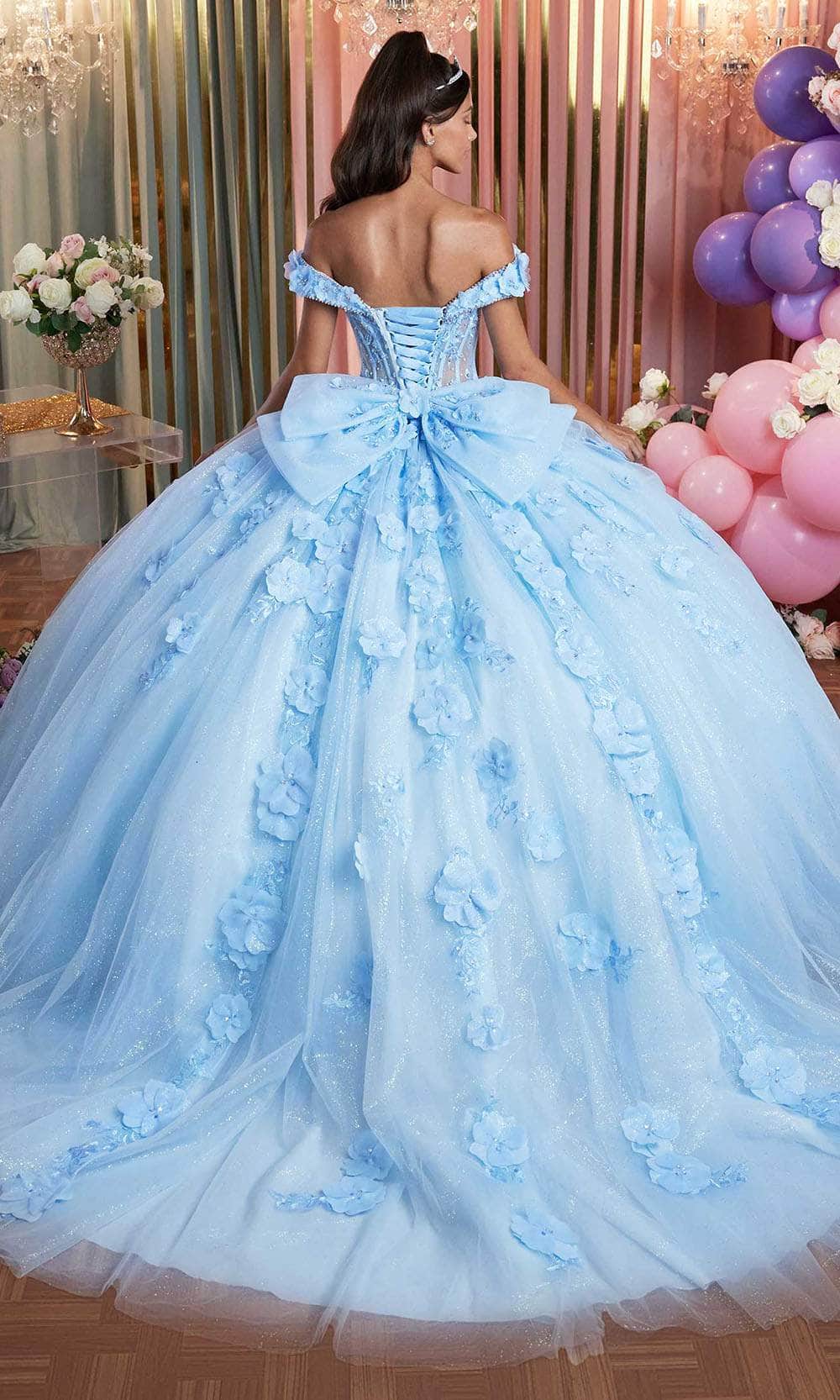 Vizcaya by Mori Lee 89505 - Applique Detailed Quinceanera Gown Quinceanera Dresses