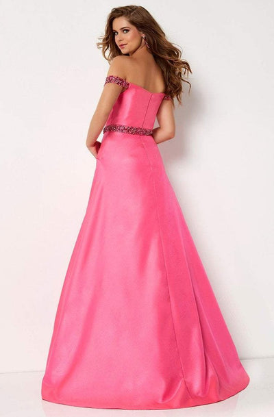 Studio 17 - 12660 Rhinestone Accented Sweetheart A-line Dress In Pink