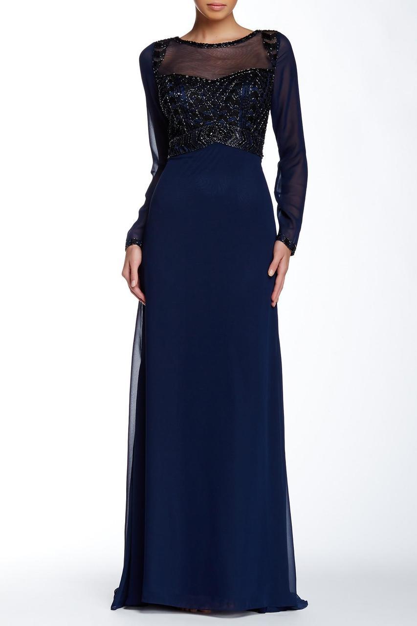 sue wong evening dresses Sue Wong Cocktail Dress - V Neck Embellished