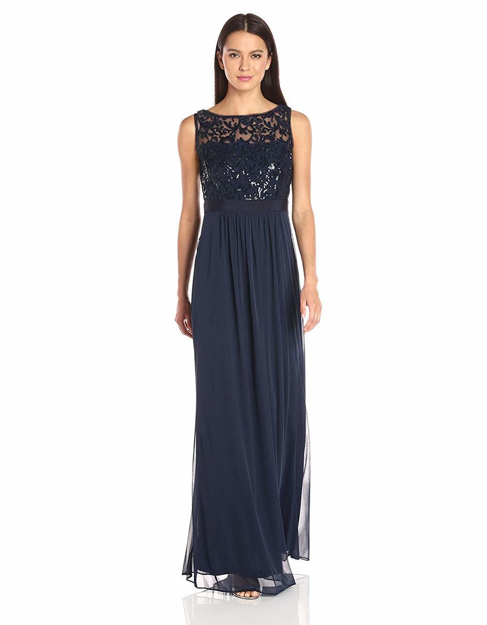 adrianna papell lace a line dress Adrianna Papell main image 0