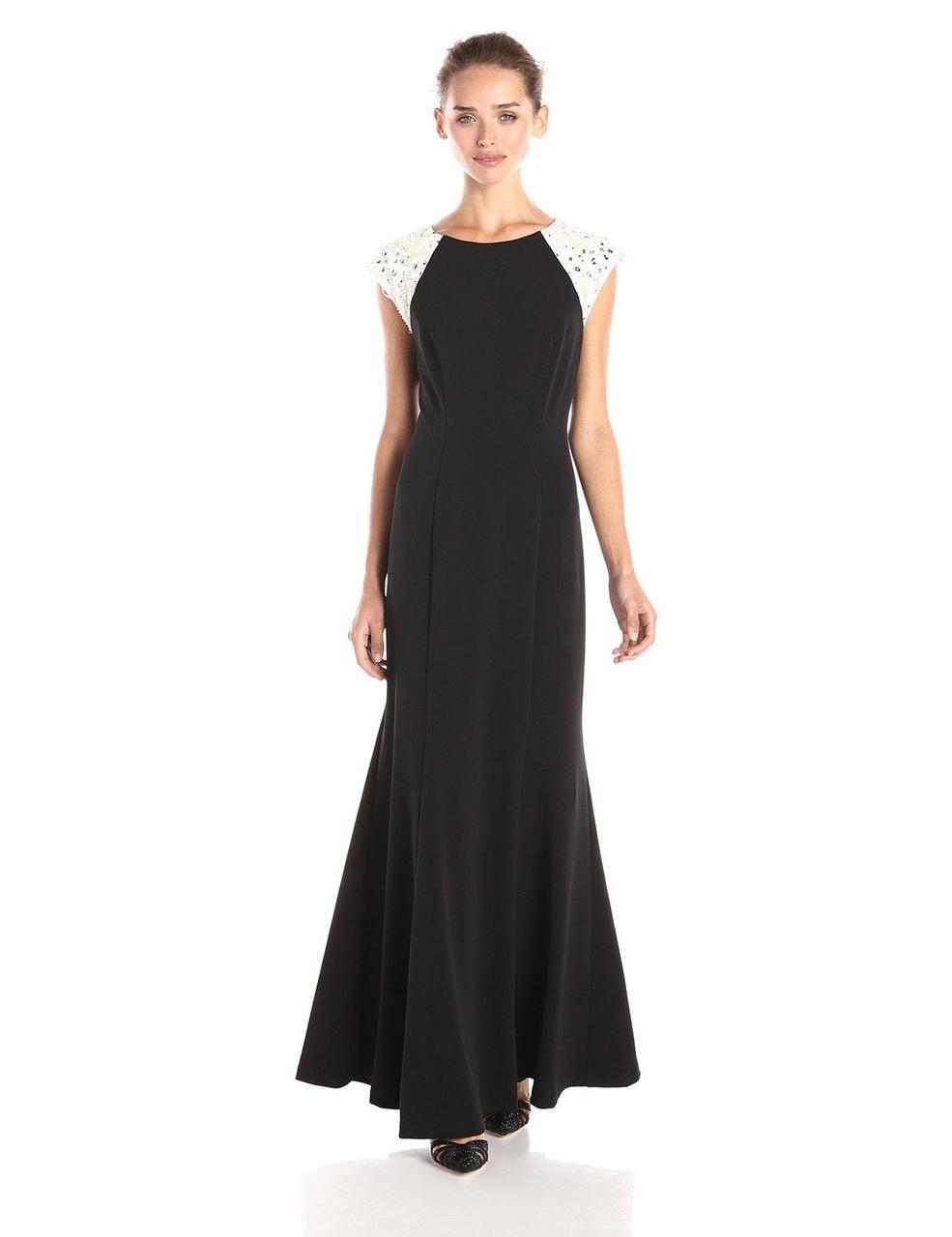 Alex Evenings - 1351159SC Embellished Matte Jersey Dress Alex Evenings - 1351159SC Embellished Matte Jersey Dress