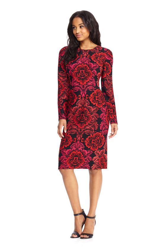 maggy london midi sheath dress Maggy London Draped Midi Sheath Dress - Deep Lagoon