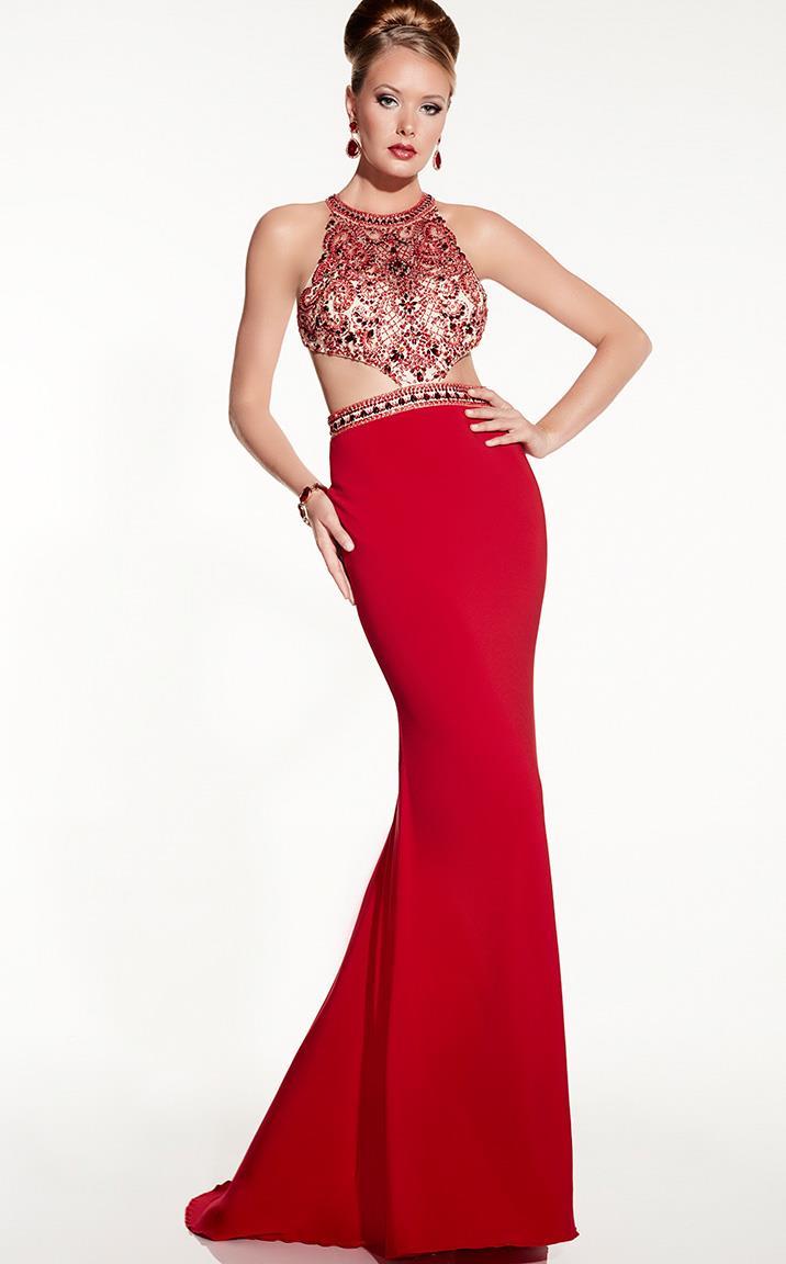 Panoply - 14831SC Embellished Sleeveless Open Back Long Gown Panoply - 14831SC Embellished Sleeveless Open Back Long Gown