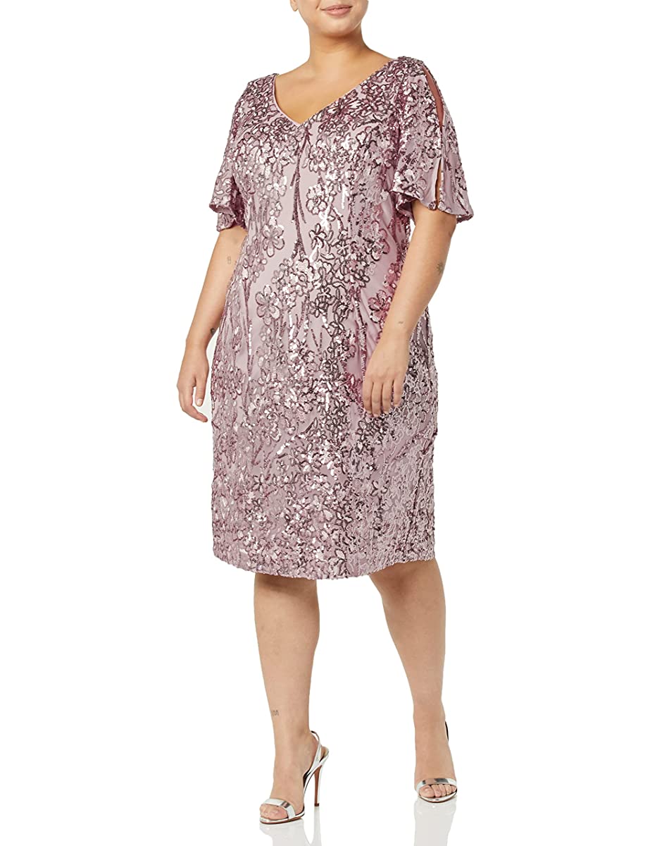 Alex Evenings 8496728 - Sequined Dress ADASA Alex Evenings 8496728 - Sequined Dress ADASA