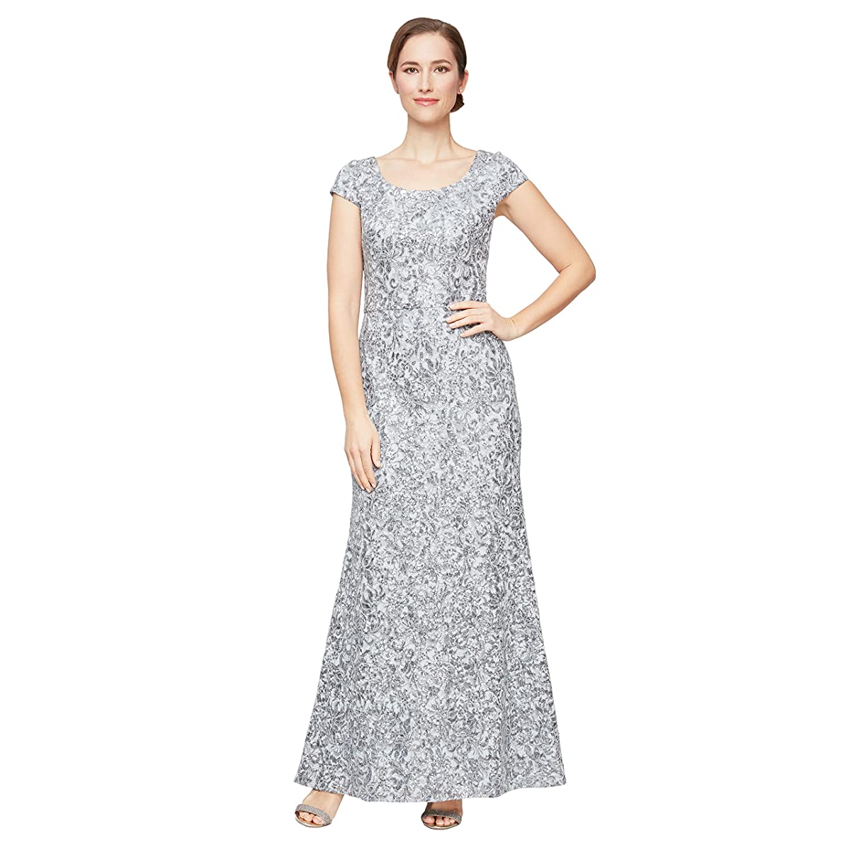 Alex Evenings 82122492 - Cap Sleeve Dress Alex Evenings 82122492 - Cap Sleeve Dress