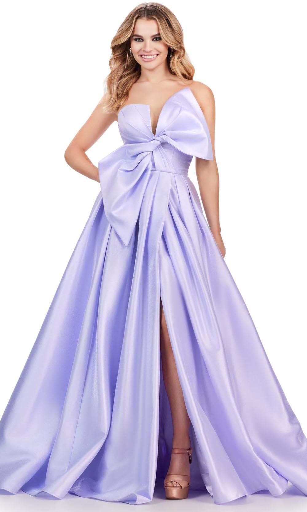 Ashley Lauren 11609 - Strapless Mikado Prom Gown Evening Dresses