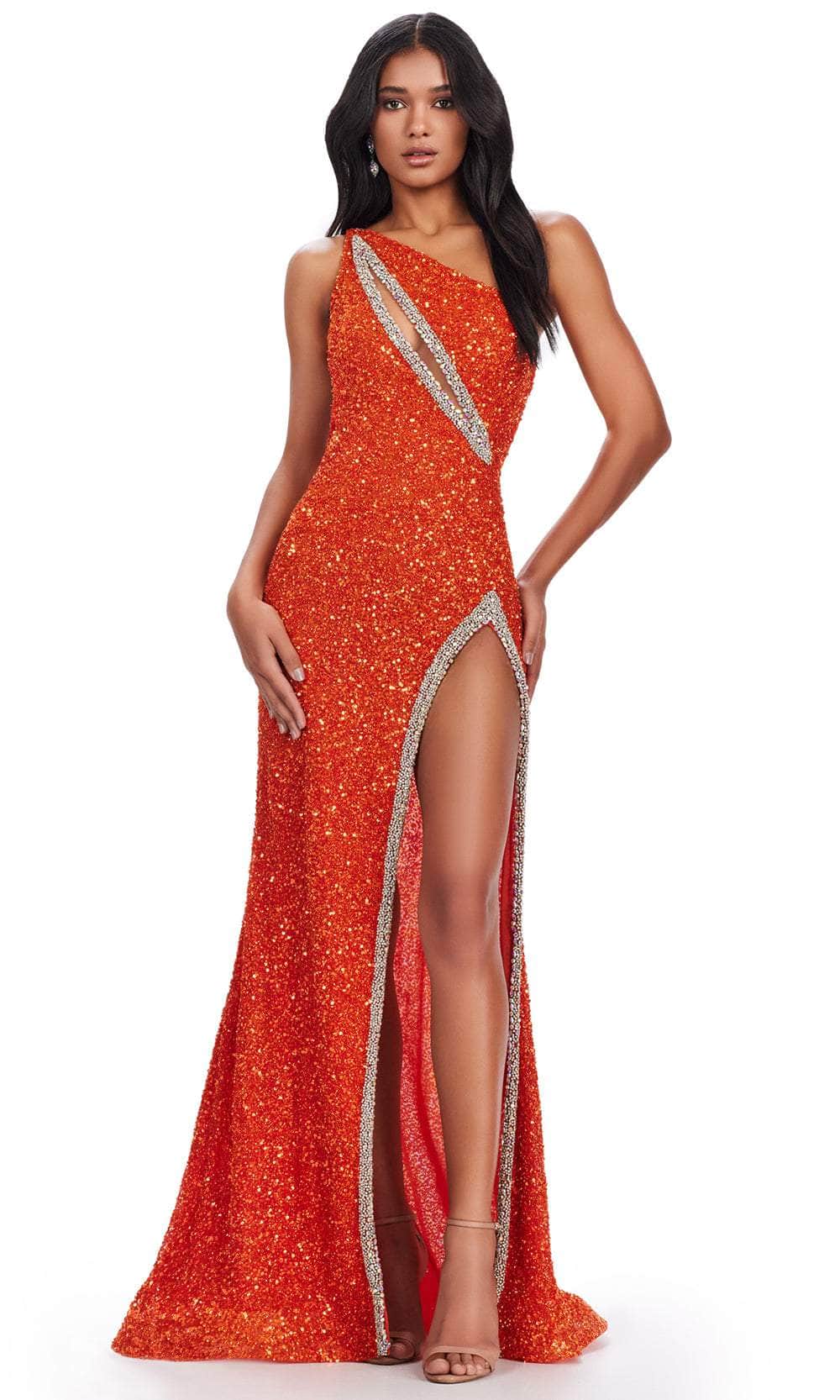 Ashley Lauren 11635 - Strappy Open Back Prom Gown Evening Dresses