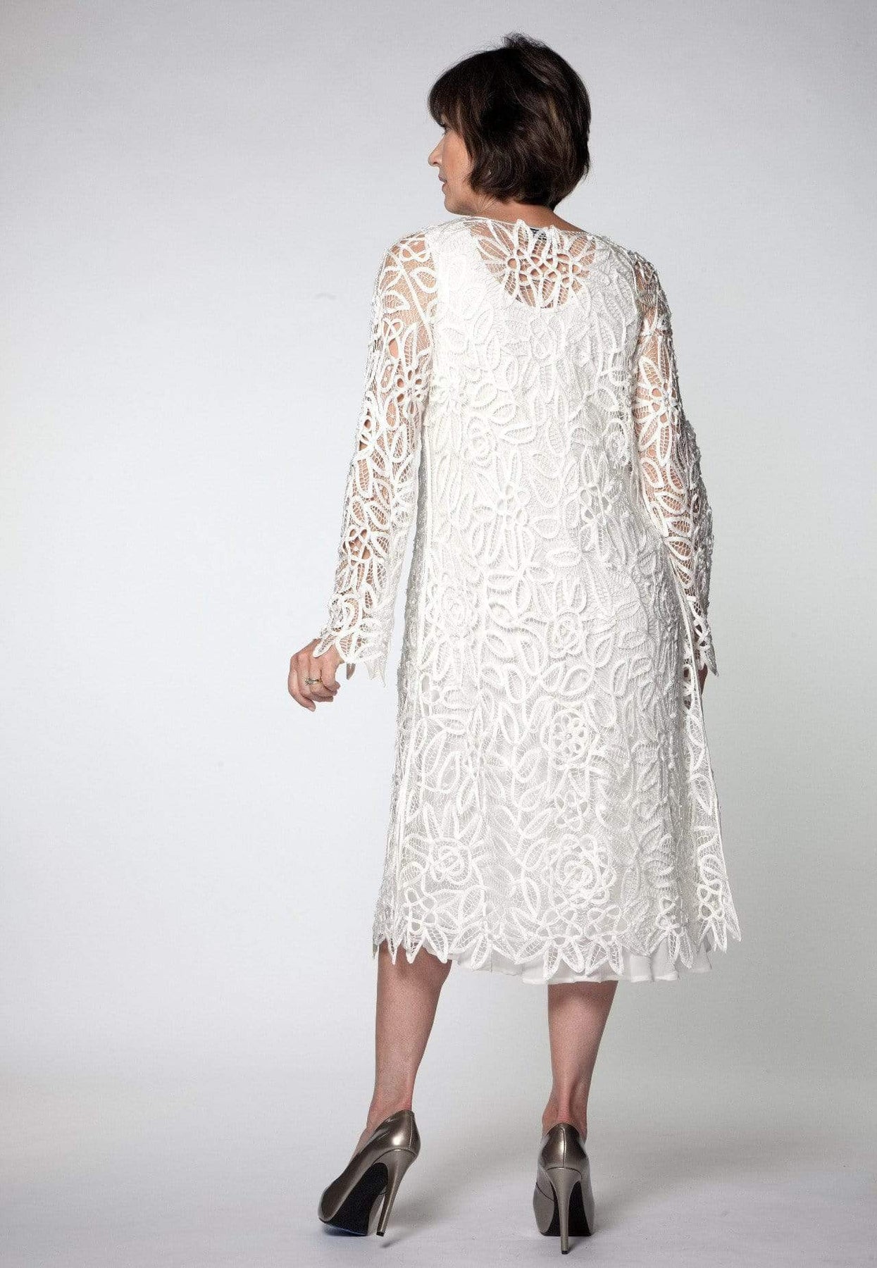 Soulmates - C88001 BEADED DUSTER DRESS 2PC SET Clothing Set