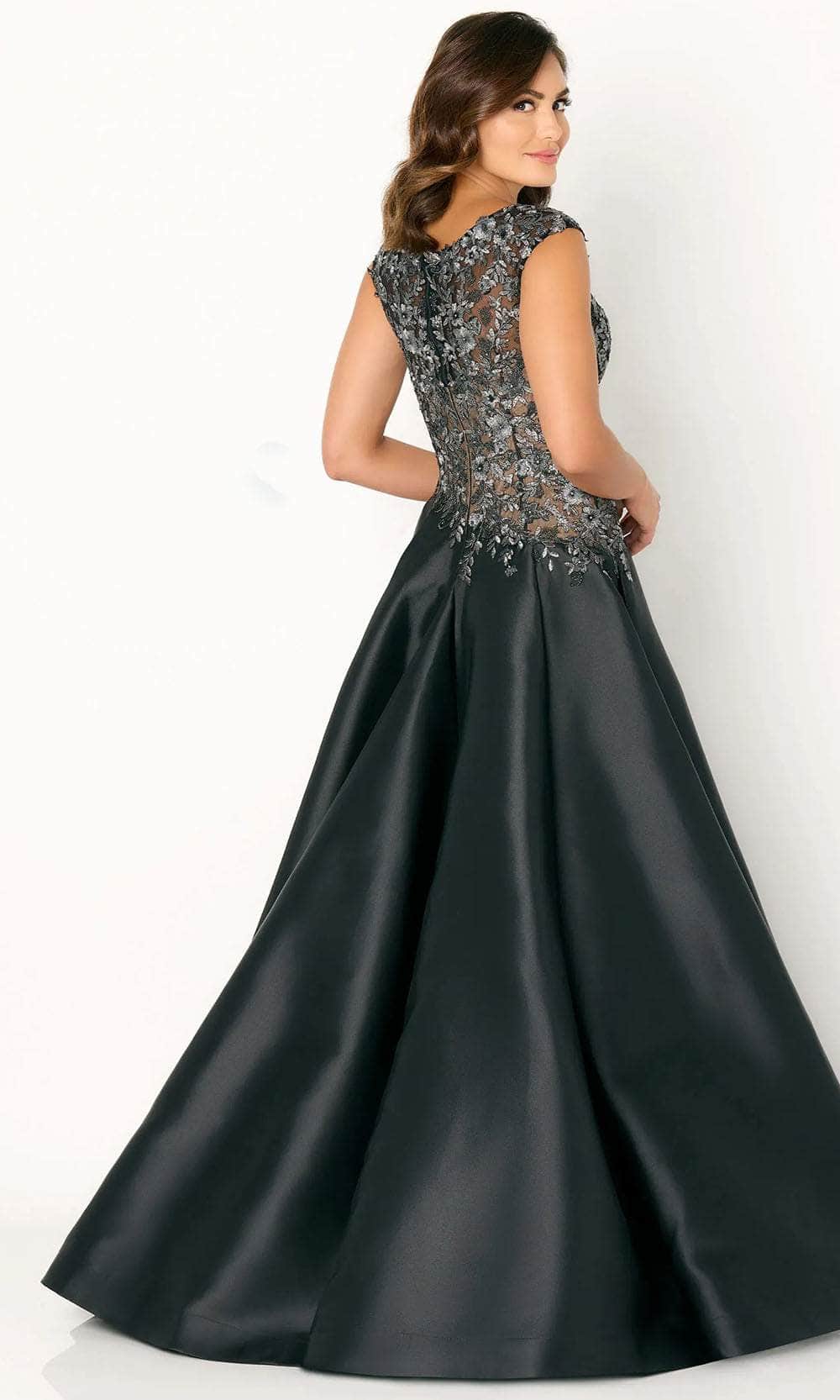 Cameron Blake CB778 - Cap Sleeve Embroidered Evening Dress Evening Dresses