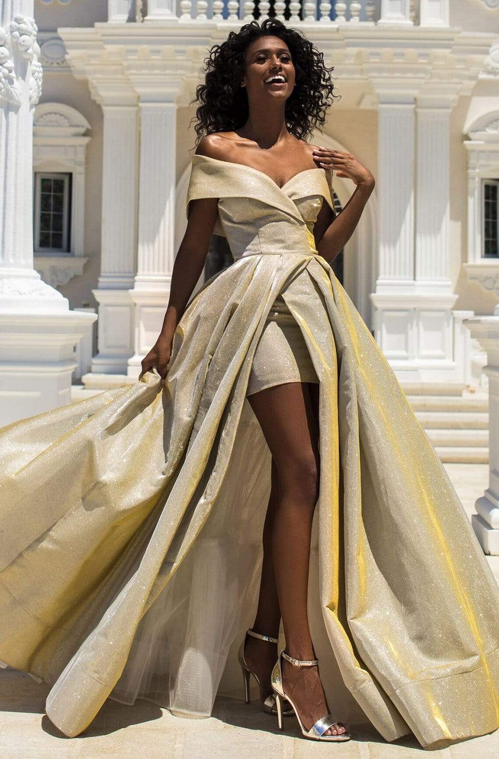 tarik ediz gold dress Tarik Ediz 98312 #1 Prom Dress Store in Atlanta
