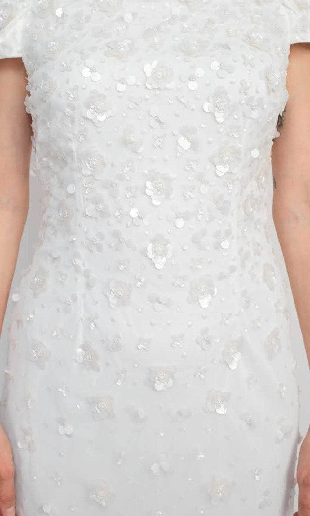 Adrianna Papell AP1E207584 - Floral Sequin Formal Gown Special Occasion Dress