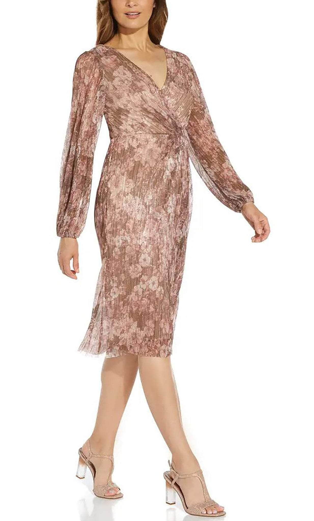 Adrianna papell faux outlet wrap dress