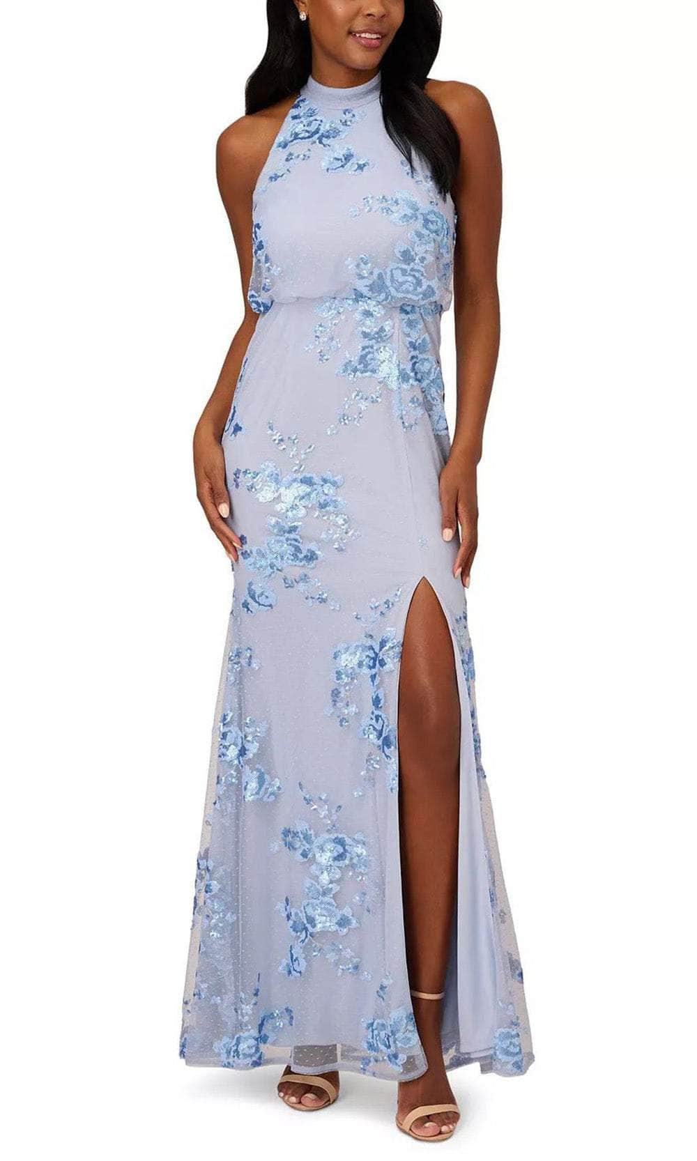 Adrianna Papell AP1E210269 - Halter Gown Adrianna Papell AP1E210269 - Halter Gown