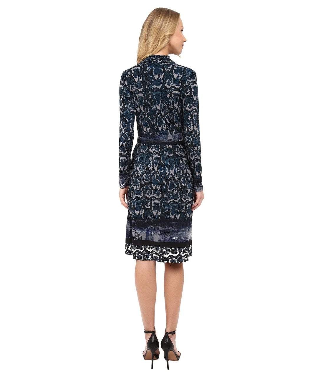 Adrianna Papell - Printed V-Neck Dress 15246570 in Print