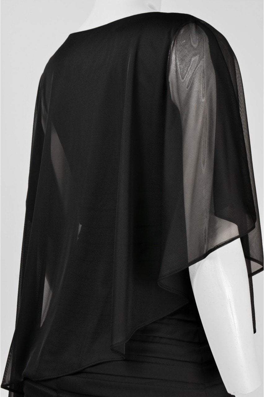 Adrianna Papell - Square Neck Jersey Dress 81930490 in Black