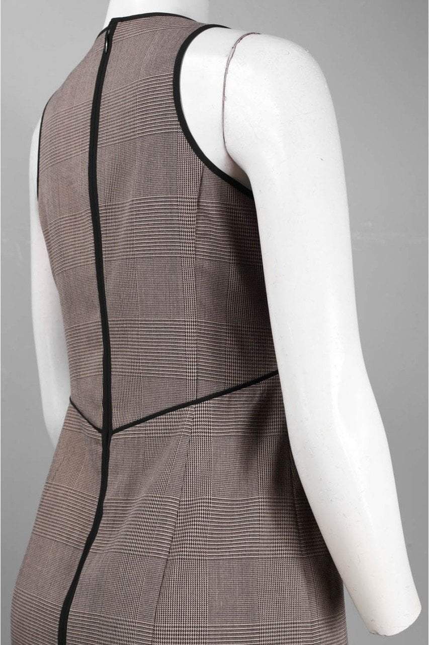 Adrianna Papell - Lace Hem Sheath Dress 16PD78590 in Black and Brown