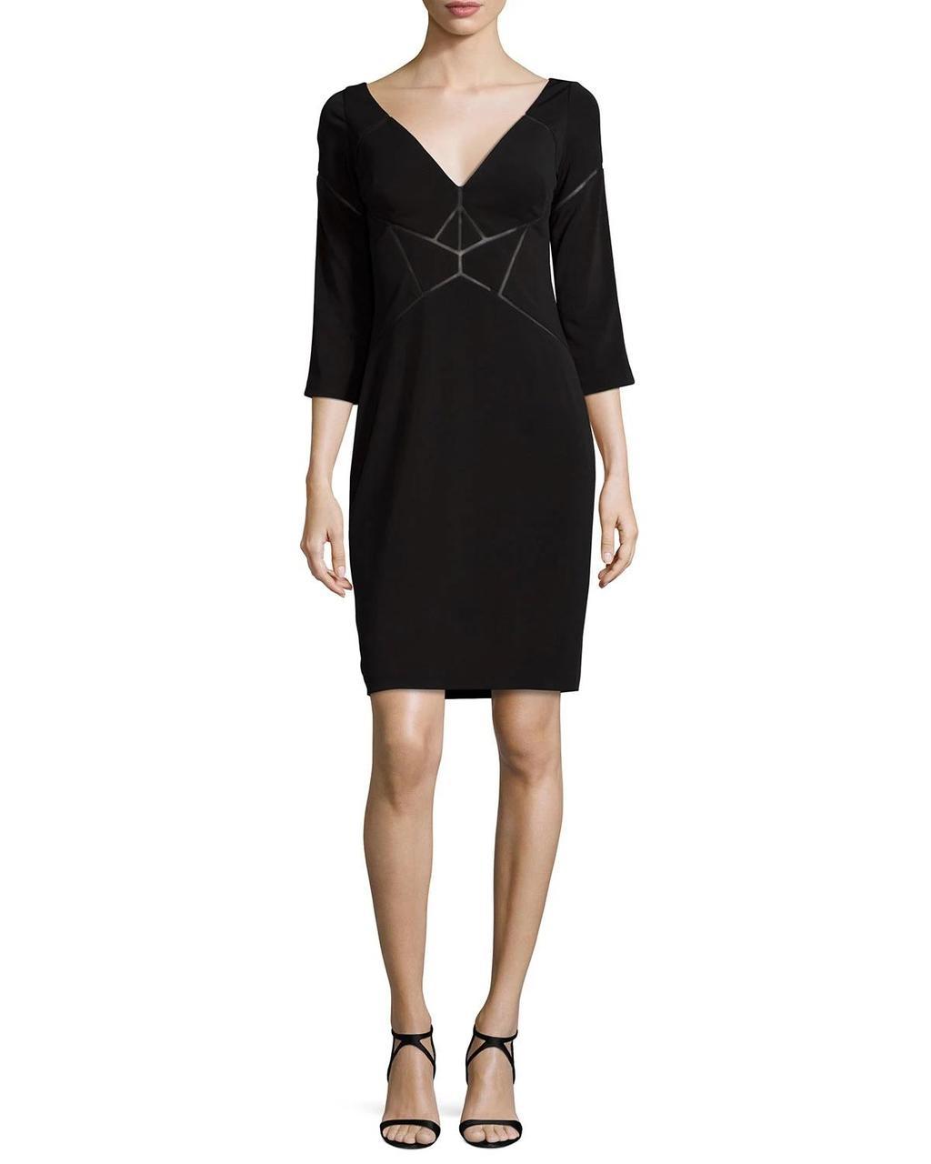 aidan mattox v neck cocktail dress Women's $175 Aidan Mattox Red Kimono-Sleeve V-Neck Satin Dress Size 12 NWT