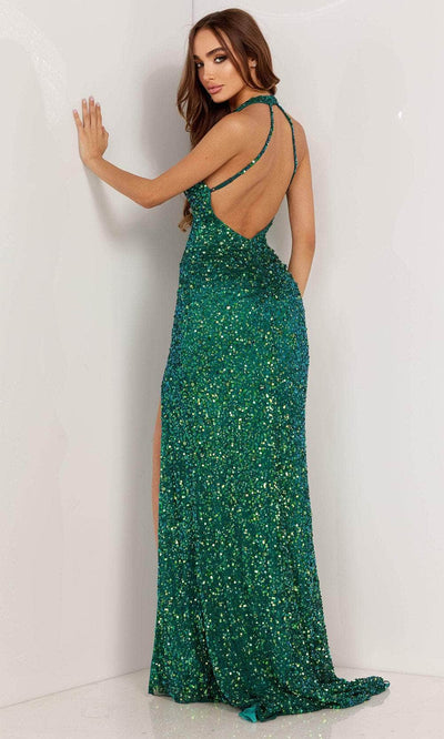 Aleta Couture 1110 - Plunging Halter Gown Special Occasion Dresses
