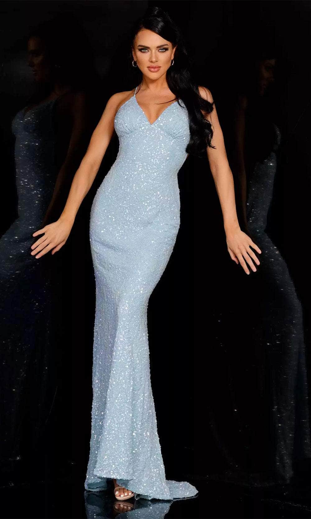 Aleta Couture 274 - Crisscross Empire Evening Dress Evening Dresses