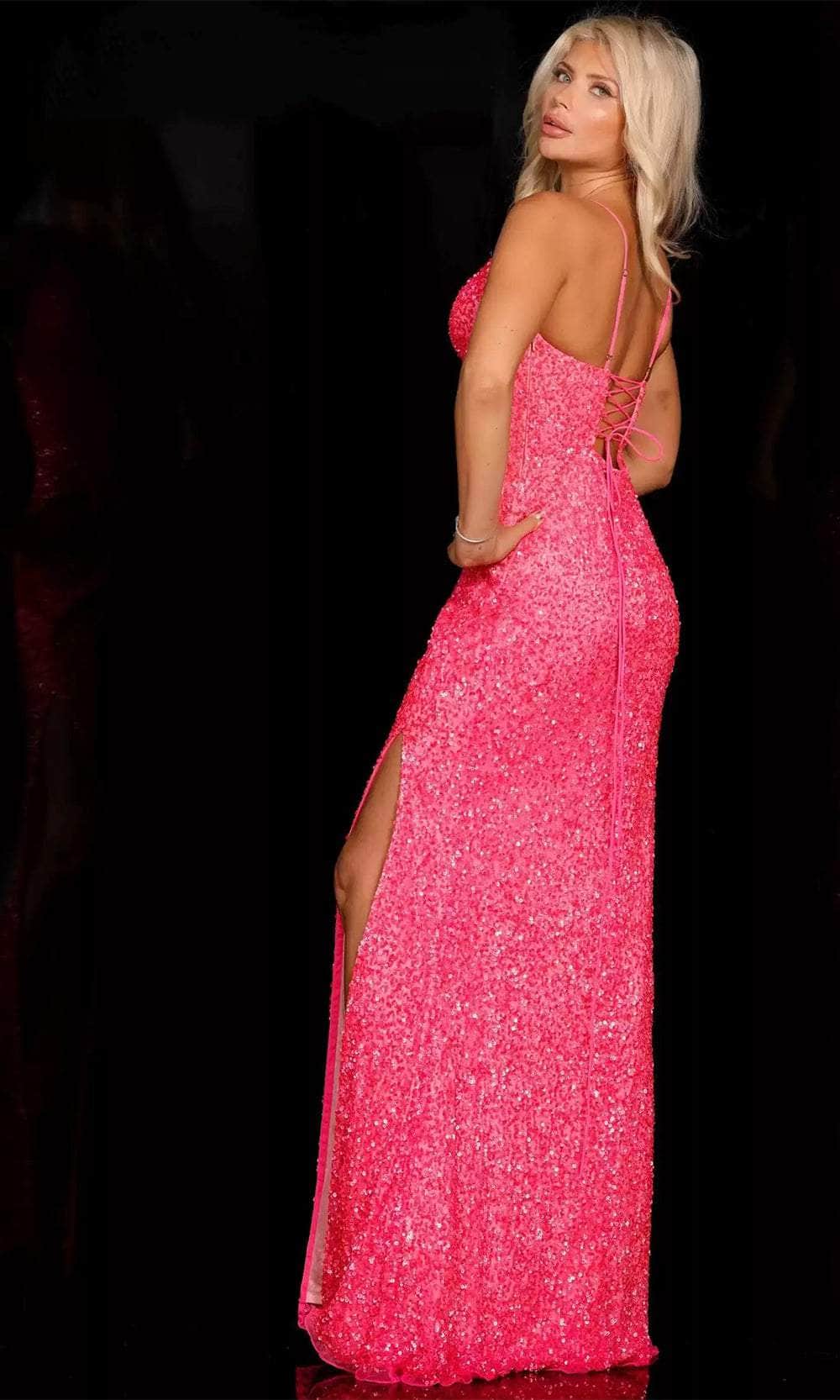 Aleta Couture 333 - Sequin Thin Straps Evening Dress Evening Dresses