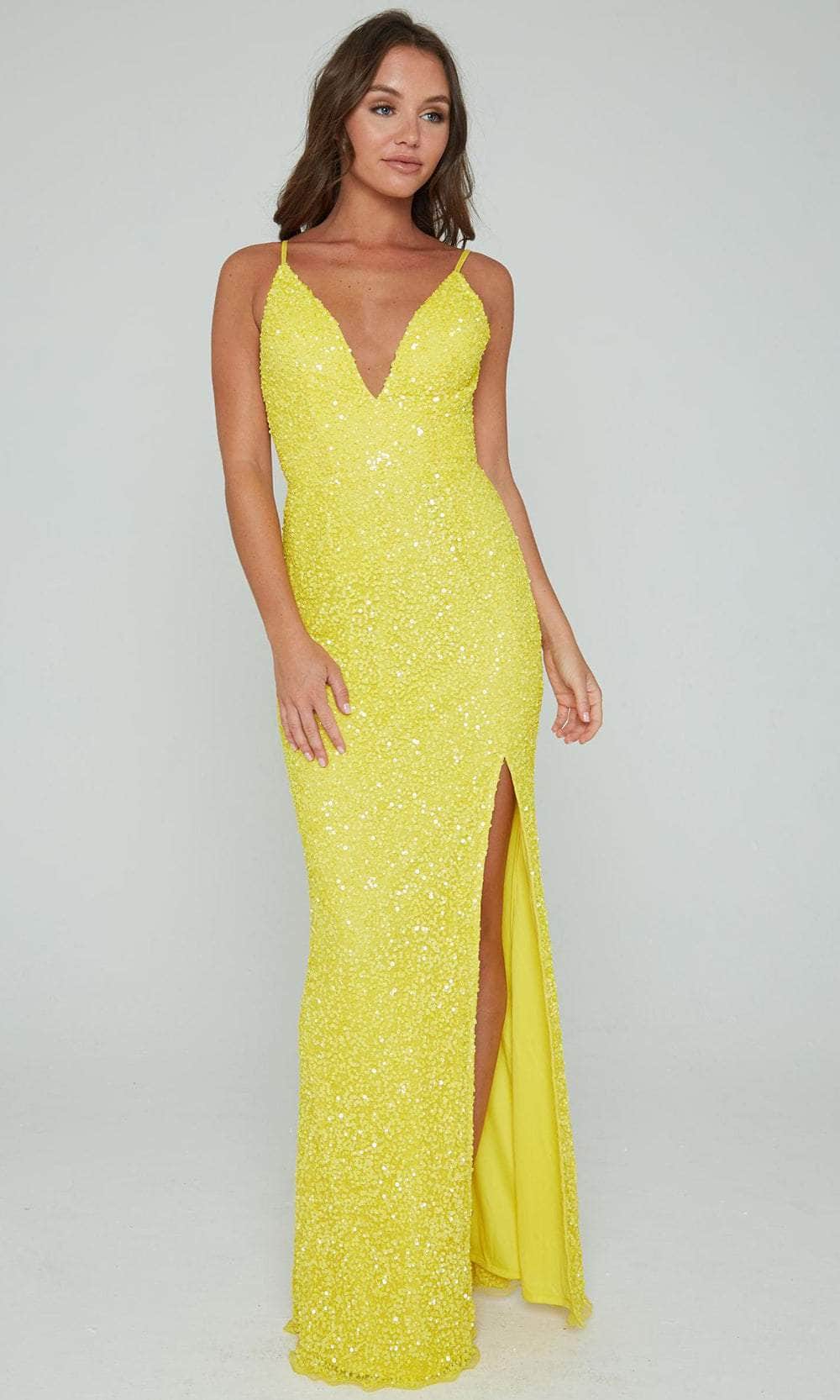 Aleta Couture 333 - Sequin Thin Straps Evening Dress Evening Dresses