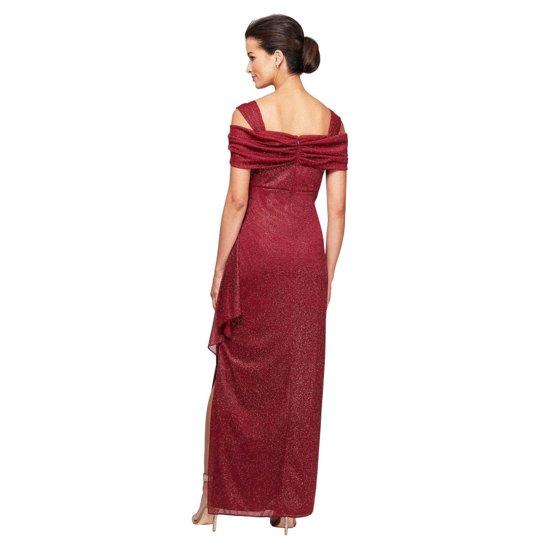 Alex Evenings - 433026 Glitter Mesh Sheath Dress Mother of the Bride Dresses