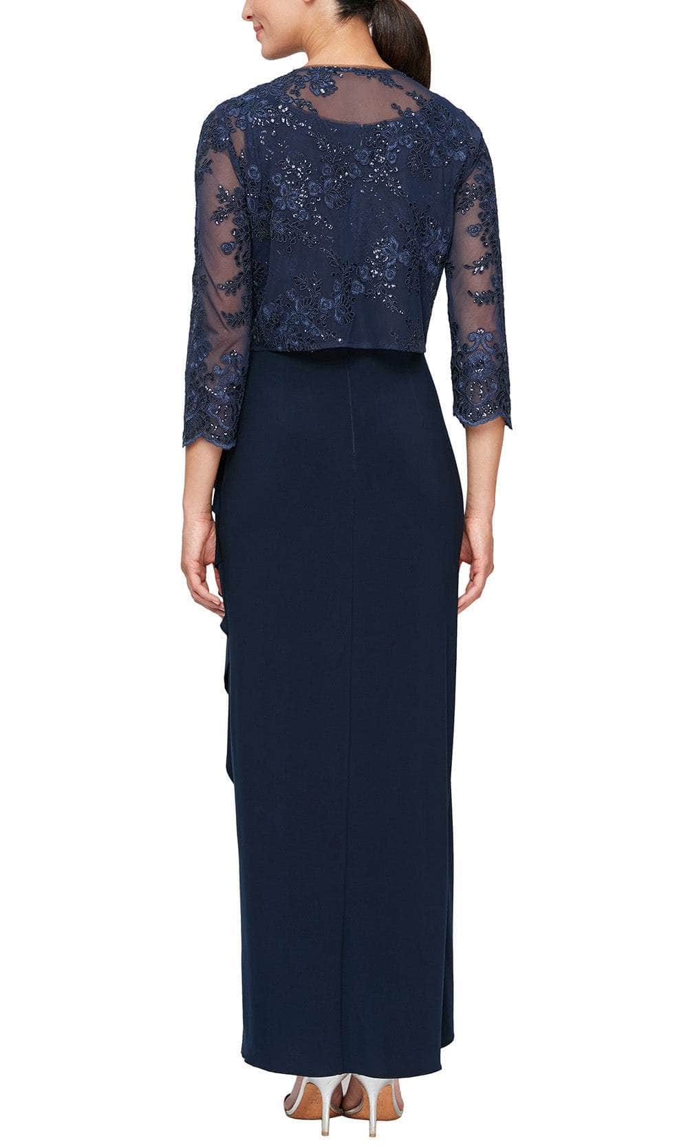 Alex Evenings 81171194 - Sheath Dress with Embroidered Bolero Special Occasion Dress