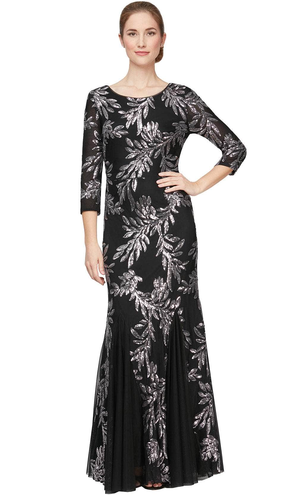 Alex Evenings 8196707 - Gilded Sequin Dress ADASA Alex Evenings 8196707 - Gilded Sequin Dress ADASA