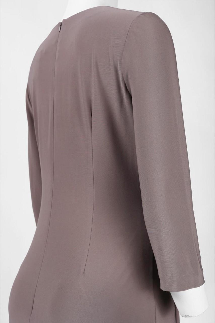 Alex Evenings - Bead Accented Sheath Dress 1351105 in Brown