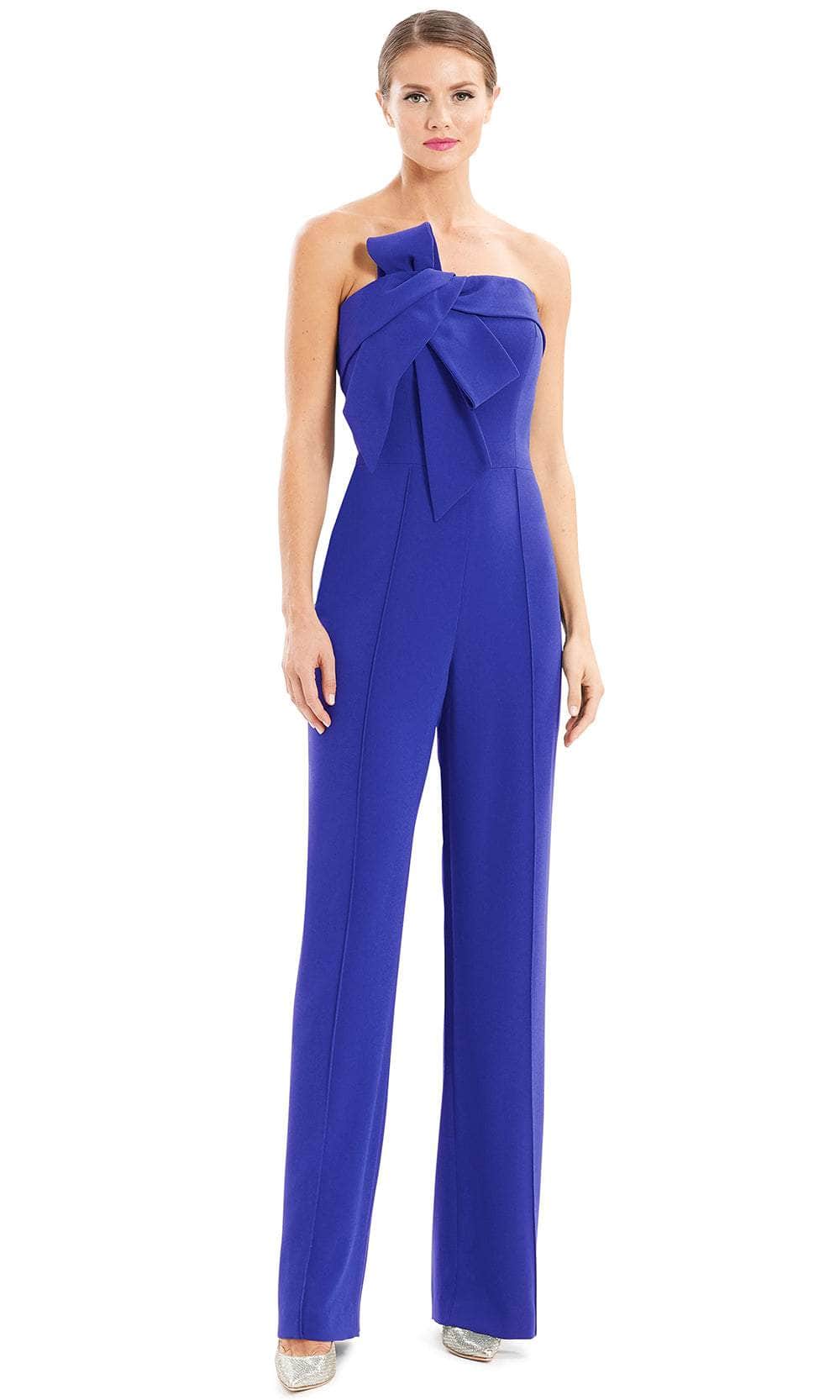 Alexander By Daymor 1678F22 - Strapless Bow Accent Formal Jumpsuit Special Occasion Dress