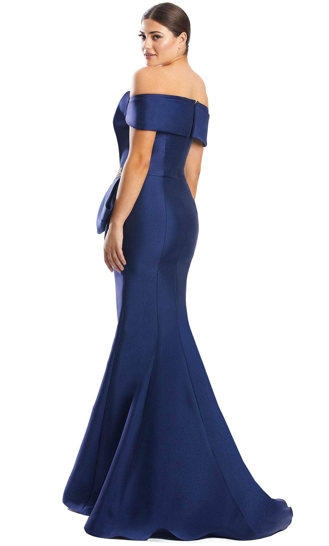 Alexander by Daymor 1783S23 - Draped Side Sash Formal Dress Evening Dresses